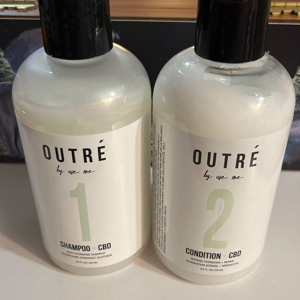 Shampoo and conditioner Outre set used twice on my short fine hair!